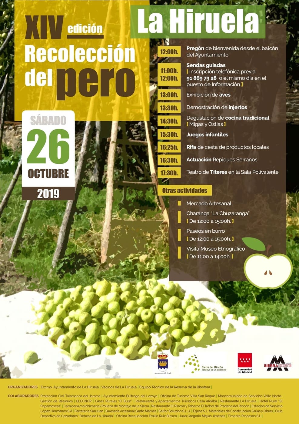 Folleto fiesta de recoleccion