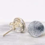 Pendientes con forma de huella