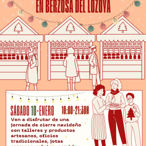 MERCADILLO NAVIDEÑO Y ARTESANAL EN BERZOSA DEL LOZOYA 242 SABADO 10 ENERO MERCADILLO BERZOSA