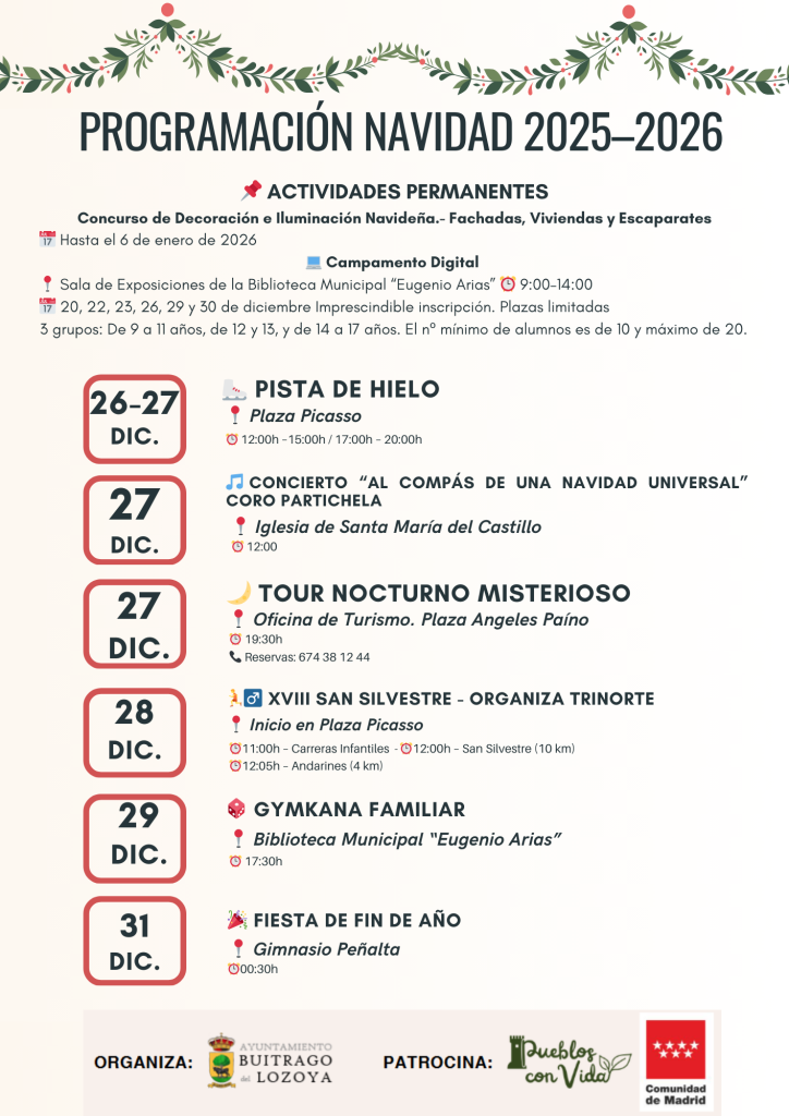 PROGRAMACIÓN NAVIDAD 2025-2026- BUITRAGO DEL LOZOYA 1 buitrago 2 2