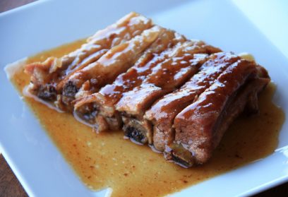 Costillar de cerdo marinado con miel «El Bardal»