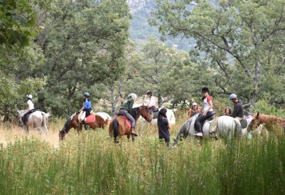 Paseos y rutas a caballo por el Valle de Bustarviejo
