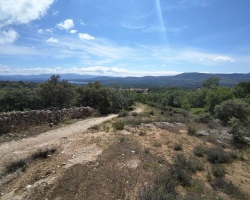 Camino de tierra un idas soleado