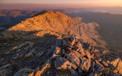 Cresta de una montaña