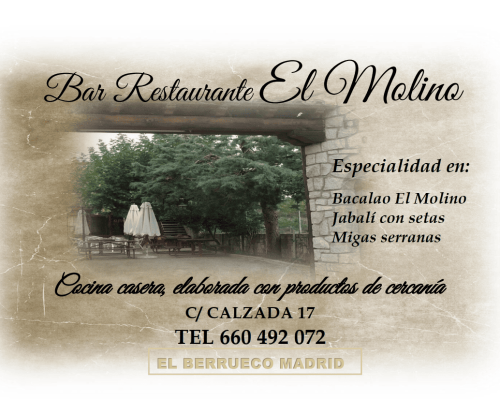 Cartel El Molino