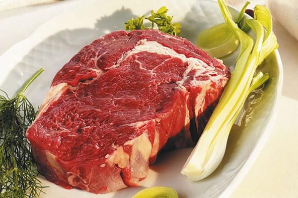 Trozo de carne de La Posada de los Vientos