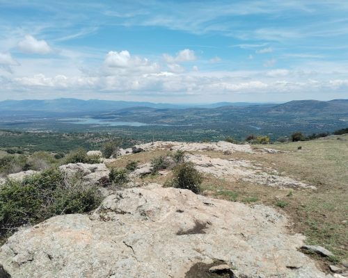 Vista de un valle desde lejos