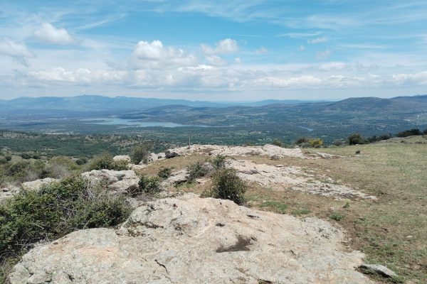 Vista de un valle desde lejos