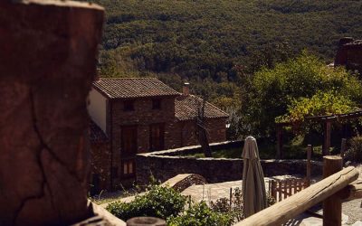 Vista del pueblo sombrilla