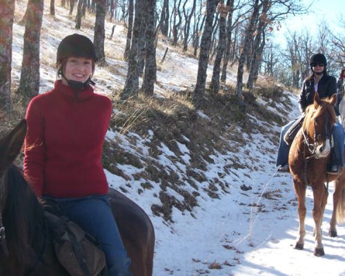ruta a caballo por el entorno natural del valle del Lozoya