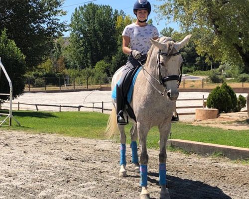 paseo a caballo en la finca Equilibrium