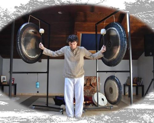 sesión de baño de gong en Huerto San Antonio