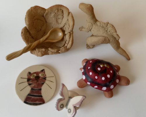 taller de cerámica en familia