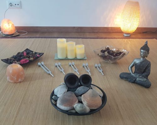 utensilios utilizados para un masaje terapéutico