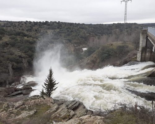 Agua saliendo a presión