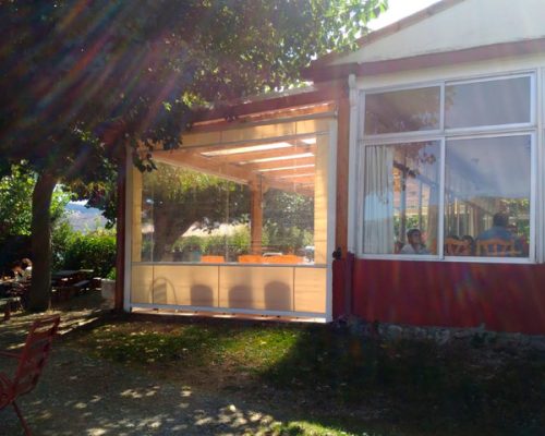 Terraza e interior La Pradera